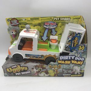 The Ugglys Pet Shop Dirty Dog Wash Van Truck w/30+ Gross Sounds & Exclusive Pet